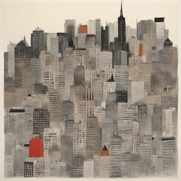 a city by Ellen Gallagher