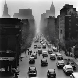 a city by Elliott Erwitt