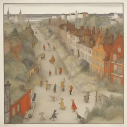 a city by Elsa Beskow