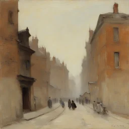 a city by Emil Carlsen