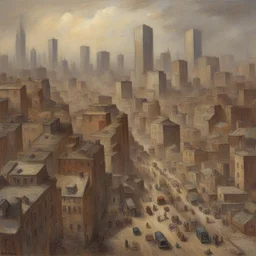 a city by Emil Ferris