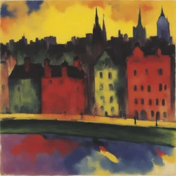 a city by Emil Nolde