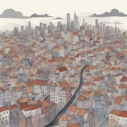 a city by Emila Medková