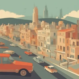 a city by Emiliano Ponzi