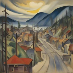 a city by Emily Carr
