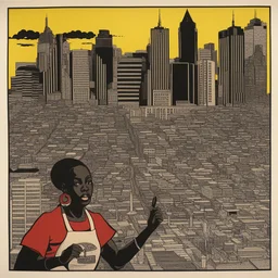 a city by Emory Douglas