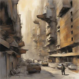 a city by Enki Bilal