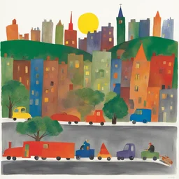 a city by Eric Carle