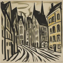 a city by Erich Heckel