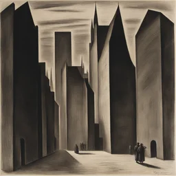 a city by Ernst Barlach
