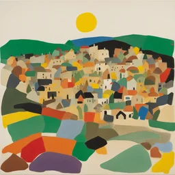 a city by Etel Adnan