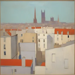 a city by Euan Uglow