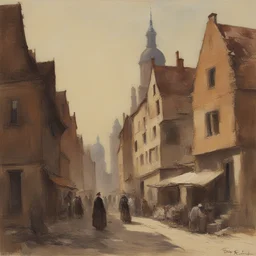 a city by Eugen Bracht