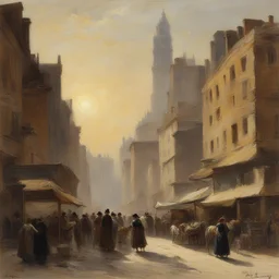 a city by Eugene Leroy