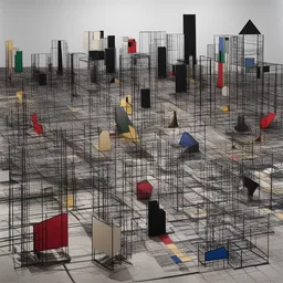 a city by Eva Rothschild