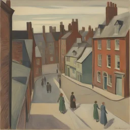 a city by Evelyn Dunbar