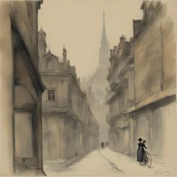 a city by Felicien Rops