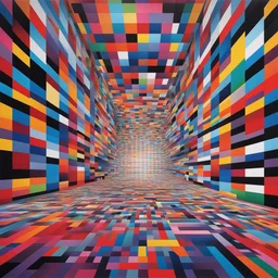 a city by Felipe Pantone