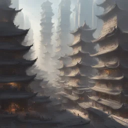 a city by Feng Zhu