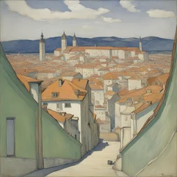 a city by Ferdinand Hodler