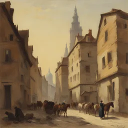 a city by Ferdinand Keller
