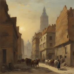a city by Ferdinand Knab