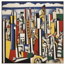 a city by Fernand Leger