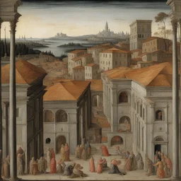 a city by Filippino Lippi