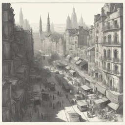 a city by Frédéric Fiebig