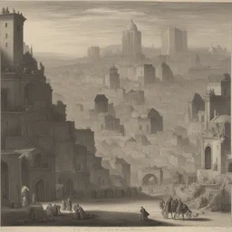 a city by François De Nomé