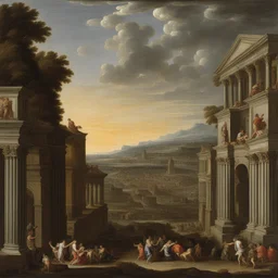 a city by Francesco Albani