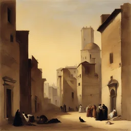 a city by Francesco Hayez