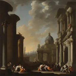 a city by Francesco Solimena