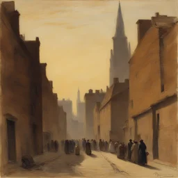 a city by Francis Davis Millet
