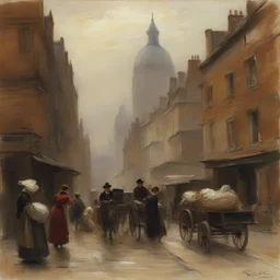 a city by Frank Holl