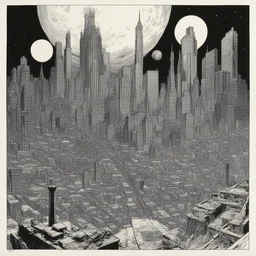a city by Frank Thorne