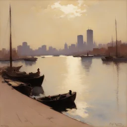 a city by Frank Weston Benson