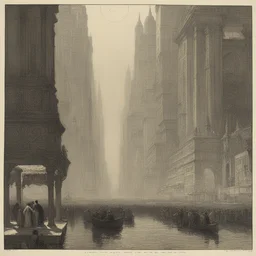 a city by Franklin Booth