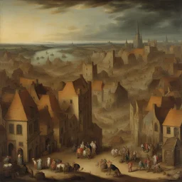 a city by Frans Francken