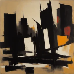 a city by Franz Kline