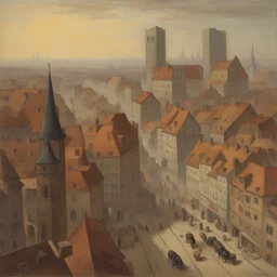 a city by Franz Lefler
