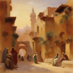 a city by Frederick Arthur Bridgman