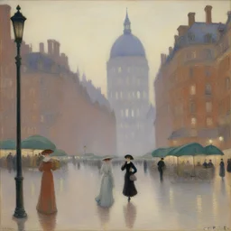 a city by Frederick Carl Frieseke