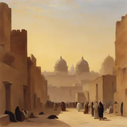 a city by Frederick Goodall