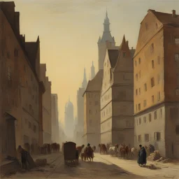 a city by Friedrich Kallmorgen