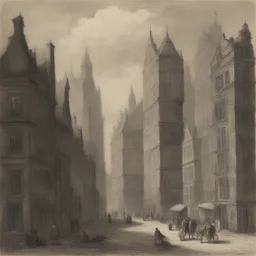 a city by Frits Van den Berghe