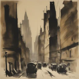 a city by Fritz Bleyl