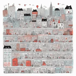 a city by Gemma Correll