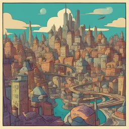 a city by Genndy Tartakovsky