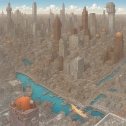 a city by Geof Darrow